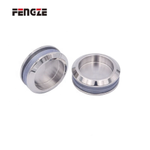 Stainless Steel Round-Shaped Glass Door Knob