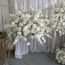 Artificial Rose Flower Balls for White Flower Ball Wedding Decoration