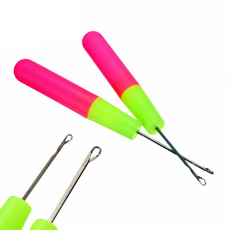 Crochet Needle Small Hook And Big Hook Crochet Needle Set Latch Hook Tool for Crochet Braiding Hair