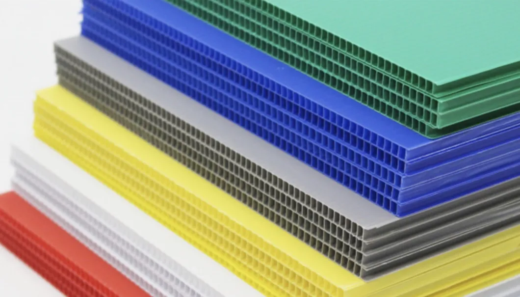 Antiflaming PP Rigid Hollow Sheet Plate for Floor Protection 2440 X1220, 2400 X 1200, 2000 X 1000, 1200 X 1000, 900 X600, 600 X 400