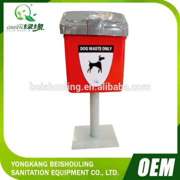 35L outdoor shelf style fiberglass recycling dog wheelie bins