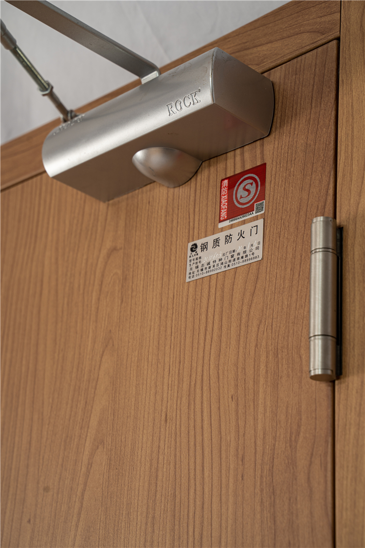 Best Price Hotel Wood Print Fire Proof Door For Residential Area