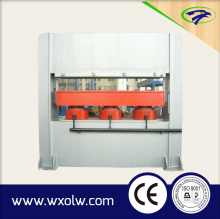 Melamine decorate door frame press machine