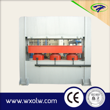 Melamine decorate door frame press machine