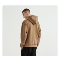 Simple Solid Color Men's Hooded Pullover