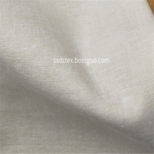 Tela de ropa teñida con hilo de Spandex de algodón de lino personalizado
