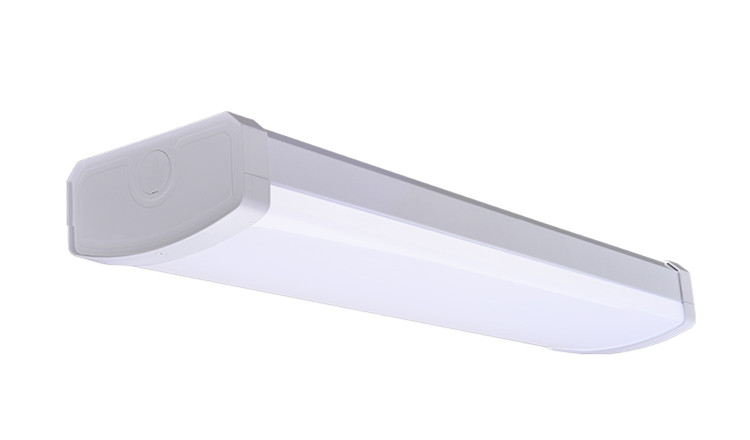 ETL CETL DLC 5.0 dimmable 4 Foot LED Wraparound Fixture, light fixture for basement stairs