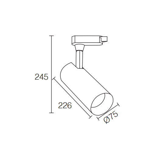 LEDER Energy Star Silo 30W LED Track Light