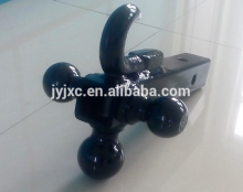 Tri-ball hitch mount with hook