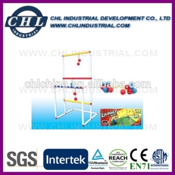 Branded sport craft ladder golf with 6 balls