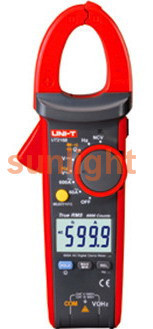 600A True RMS Digital Clamp Meter, AC/DC/Resistance/Capacitance/Frequency Clamp Multimeter, UT216B