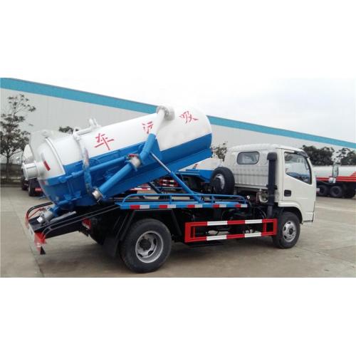 ยี่ห้อใหม่ราคาถูก Dongfeng 3000litres รถบรรทุกขยะเหลว