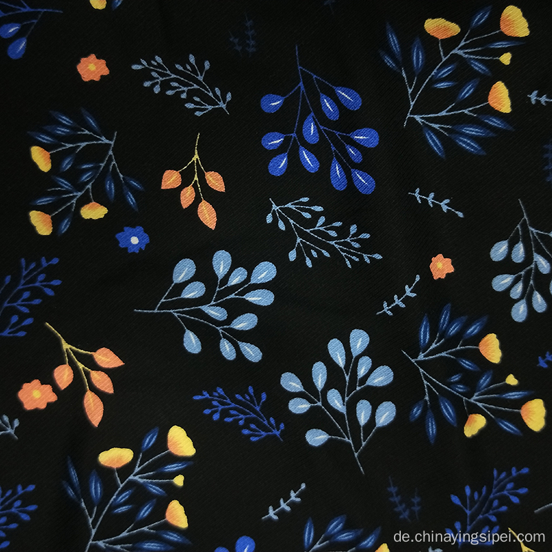 Verkauf kleiner Blumen mit mittlerem Gewicht von mittlerem Gewicht Rayon Twill Weihnachten Stoff