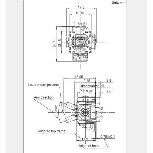 RKJXV Series Joystick controller