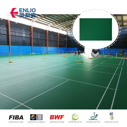 Sports flooring with thick thickness for badminton