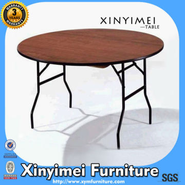 wholesale round banquet plywood folding table