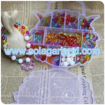 Plastic Pleasant Sheep Jewelry Box Case Jewelry Bead Storage Container Craft Organizer