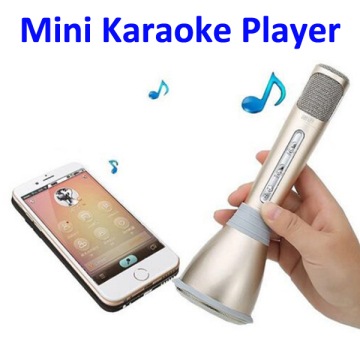 Wholesale Mini Karaoke Player K068, Bluetooth Karaoke Microphone Speaker