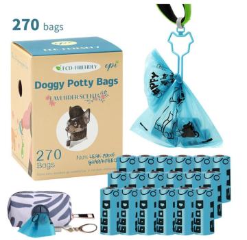 Dog Waste Bag, Eco-friendly Dog Poop Bag with Bag Dispenser