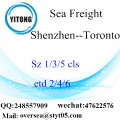 Consolidamento di LCL del porto di Shenzhen a Toronto