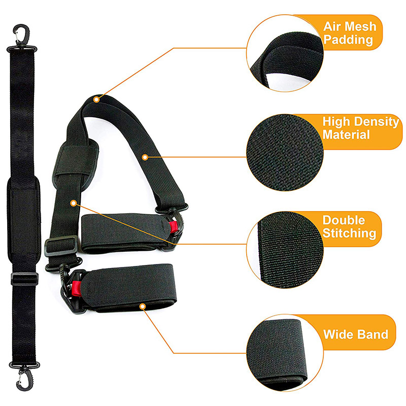 Justerbar Ski- og Pole Strap Carrier