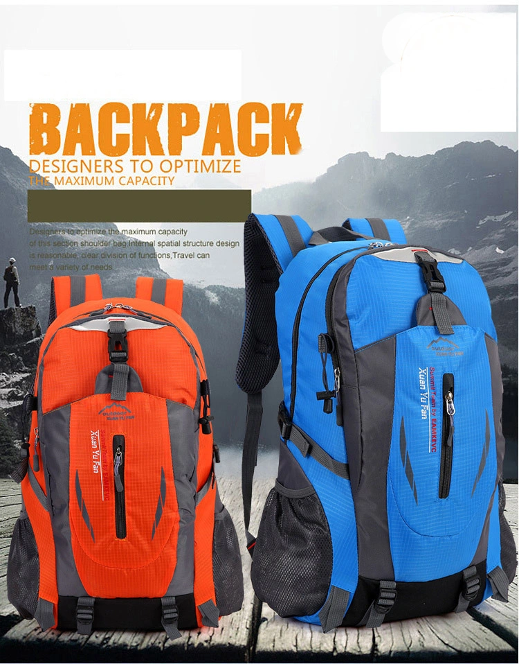 Explosive Outdoor Mountaineering Bag Riding Backpack Sports School Bag Leisure Travel Backpack 40L Hiking Bags