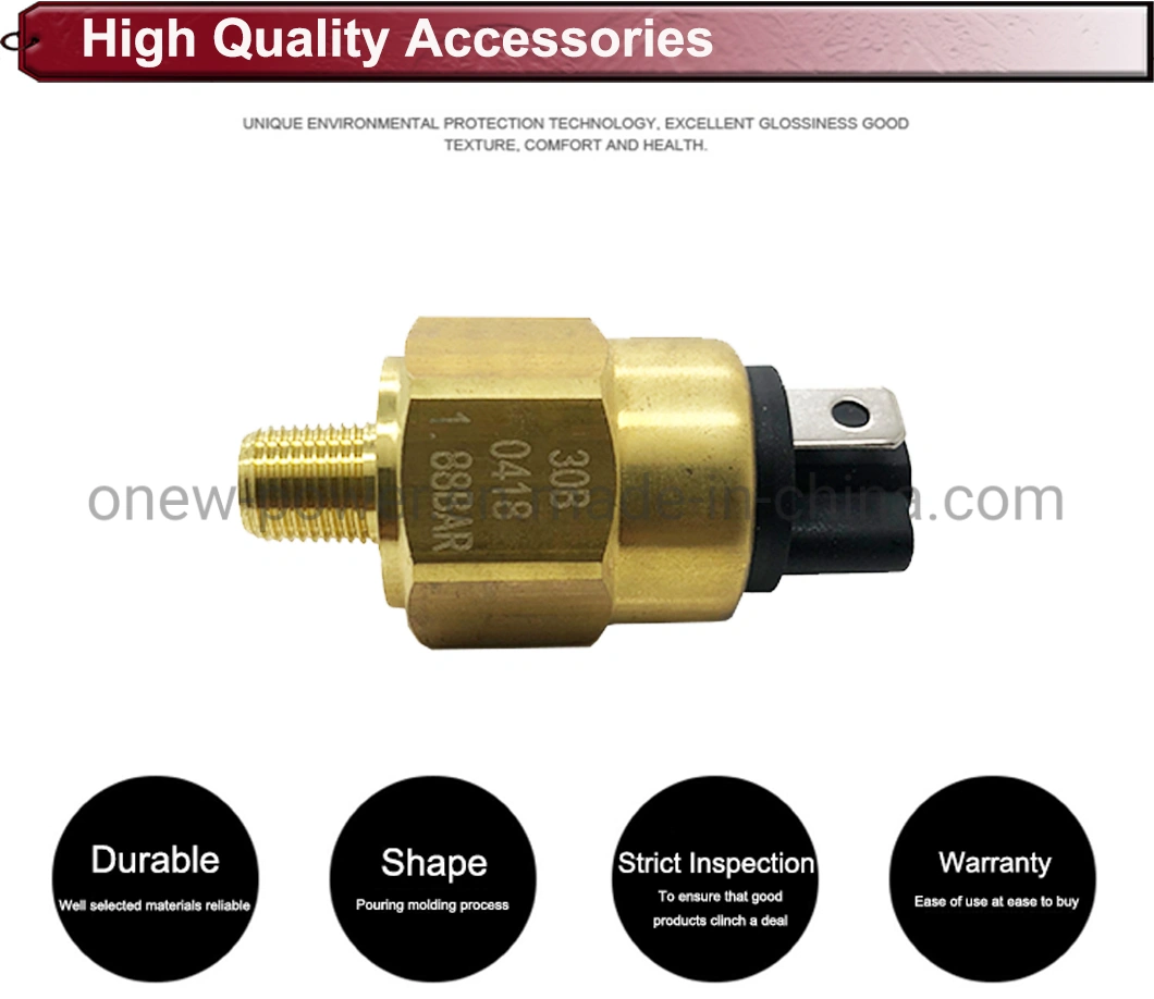 Best Selling Wheel Loader Spare Parts Pressure Sensor Switch 30b0418 Price List