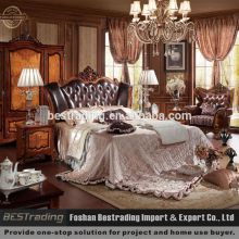 Sleeping double bedroom bed ,European style bed, Soft bed