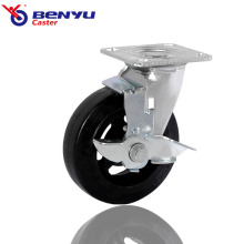 Heavy Duty Roller Bearing Rubber Caster