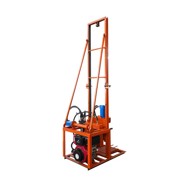 Factory Supply 100m Depth Electric/Diesel Hydraulic Water Well Drilling Rig