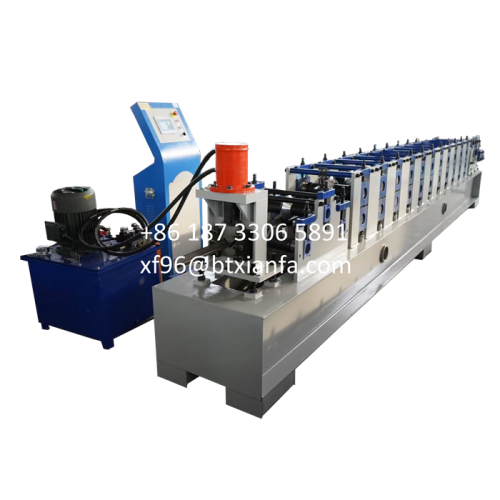 v steel purline profile angle iron forming machine