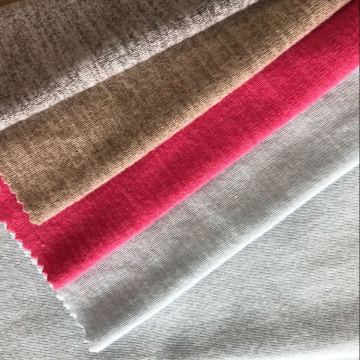Cationic jersey brushed fabric