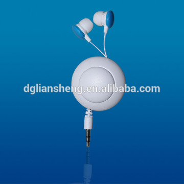 Logo printing earphone with detachable magnet for promotion gifts