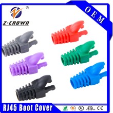 High Quality RJ45 Plug Boots Cap Patch Cord Rubber Boots For Cat5e/Cat6 Cable RJ45 Plugs