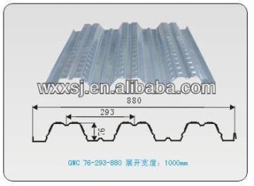 GI floor decking panel