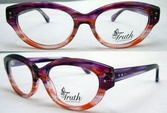 Unique Oval Flexible Acetate Womens Eyeglass Frames For Pro
