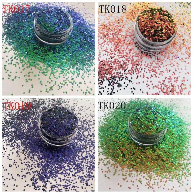 Color shifting glitter change color from different angles chameleon glitter for Christmas cosmetic nail art toys student crafts