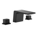 Fauce de salle de bain Watefall Black Black Matte Black Matte