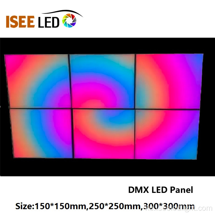 RGB DMX Led Panel Light Ji Bo Daxuyaniya Wall