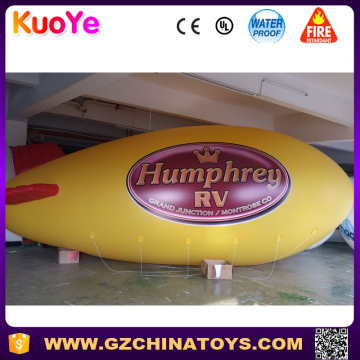 helium airship flying blimp inflatable plane with customized logo
