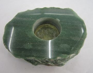 Green Aventurine Gemstone Candle Holders And Lamp