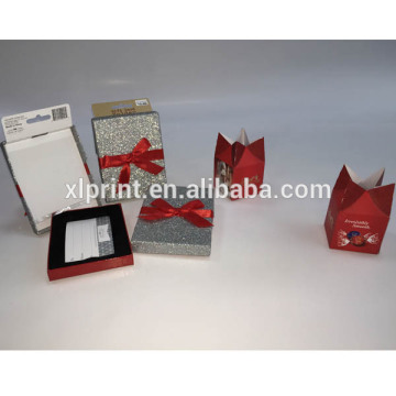 Chrismas gift box with red bowknot gift box on sale