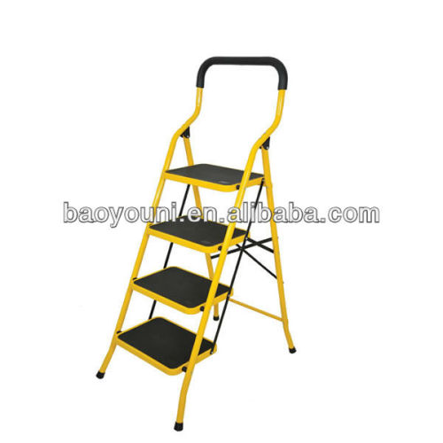 Bonunion rolling ladder folding ladder chair ladder with handrail TY04