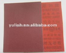 Red abrasive emery cloth Sheet