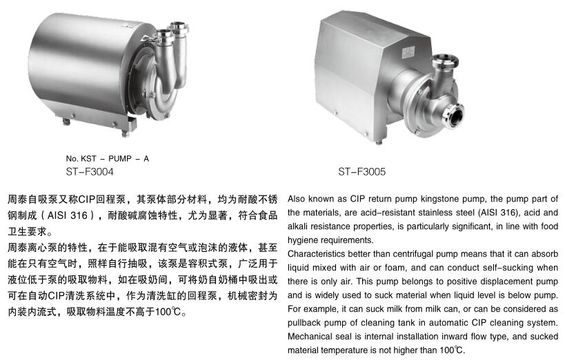 Stainless Steel Sludge Food Grade Sanitary Self Priming Pump