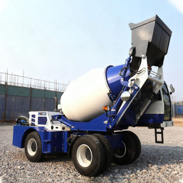 Concrete Machinery Self Loading Concrete Mixer Truck