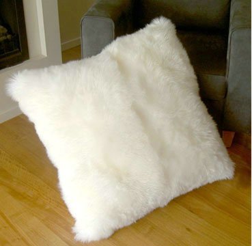 100% genuine australian sheepskin pillow