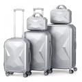 5 stuks rollende stevige shell bagagekoffer set