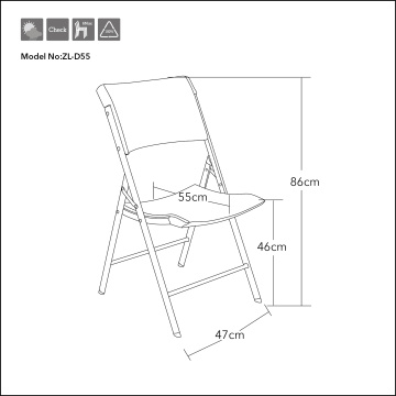 Table pliante d&#39;étude en plastique de rotin de jardin extérieur