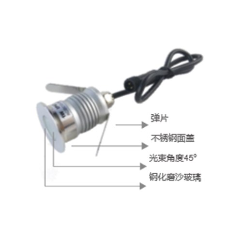 LED inground pool light